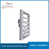 Elektrisk platt louver